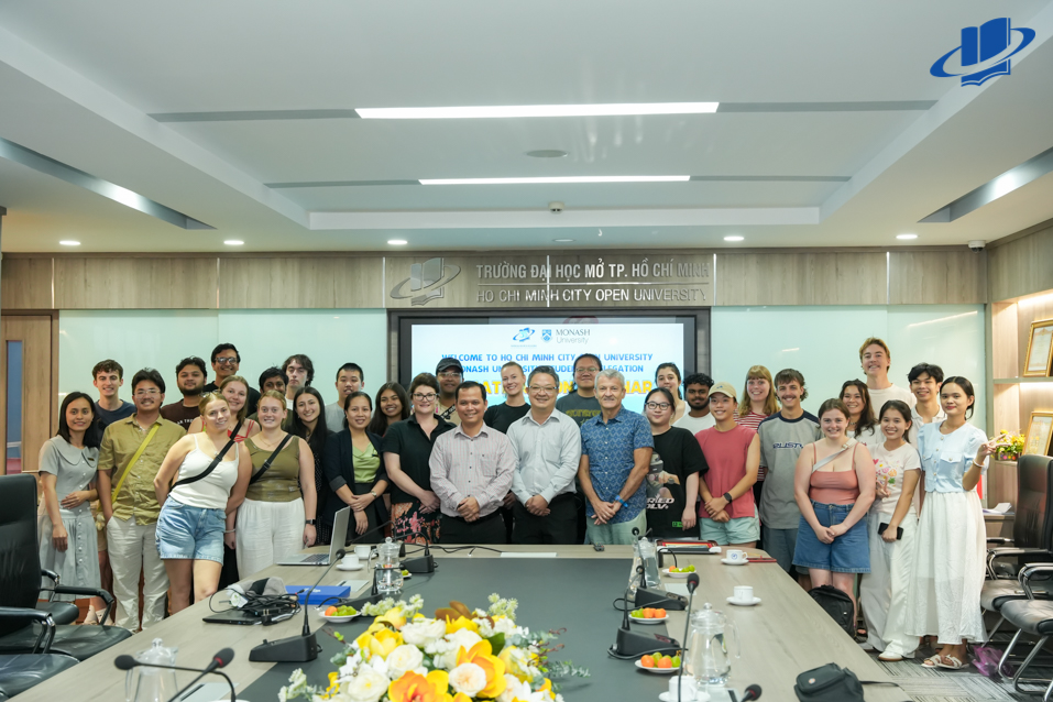 Trường Đại học Mở TP. Hồ Chí Minh tiếp đón Đoàn Giáo sư, Sinh viên từ Trường Đại học Monash, Úc và tổ chức tọa đàm về chủ đề Climate Action