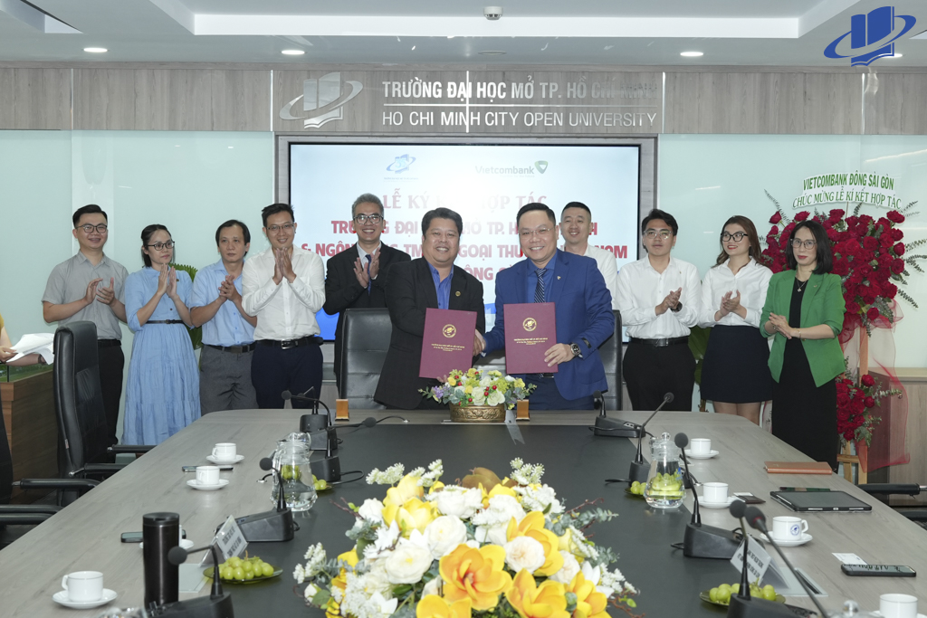 Lễ ký kết hợp tác giữa Trường Đại học Mở TP.HCM và các đơn vị lĩnh vực Tài chính – Ngân hàng