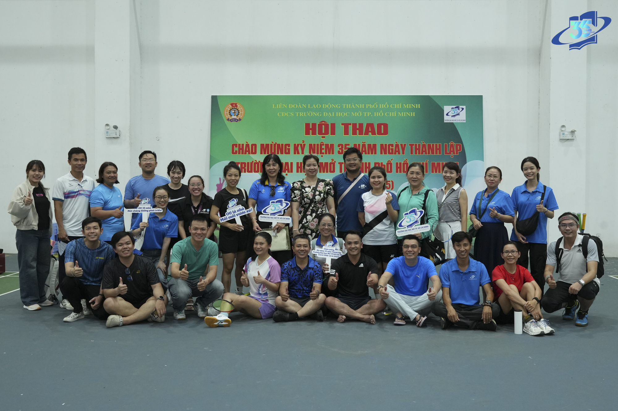 Hội thao Chào mừng 35 năm ngày thành lập Trường Đại học Mở TP.HCM dành cho viên chức, người lao động